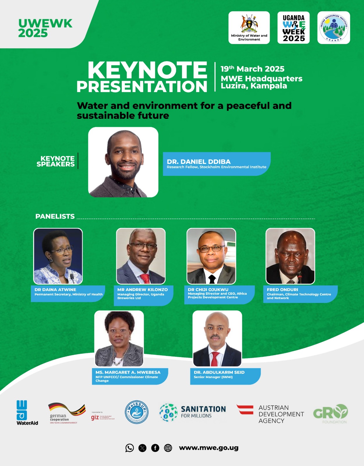 APDC's Dr. Chiji Ojukwu Offers Insights on Climate Finance at Uganda's 8th Water & Sanitation Week Conference