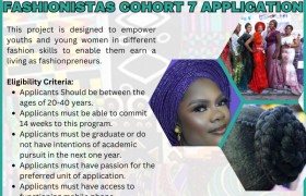 Empowering Women in Creative Arts: Applications Open for the 7th Cohort of the Fashionistas Program