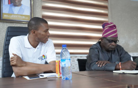 The Centre recently hosted a special guest, Chief Kola Akosile