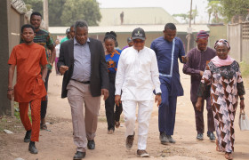 The Sasakawa Africa Association (SAA) Country Director, Dr. Godwin Atser, visited The Center