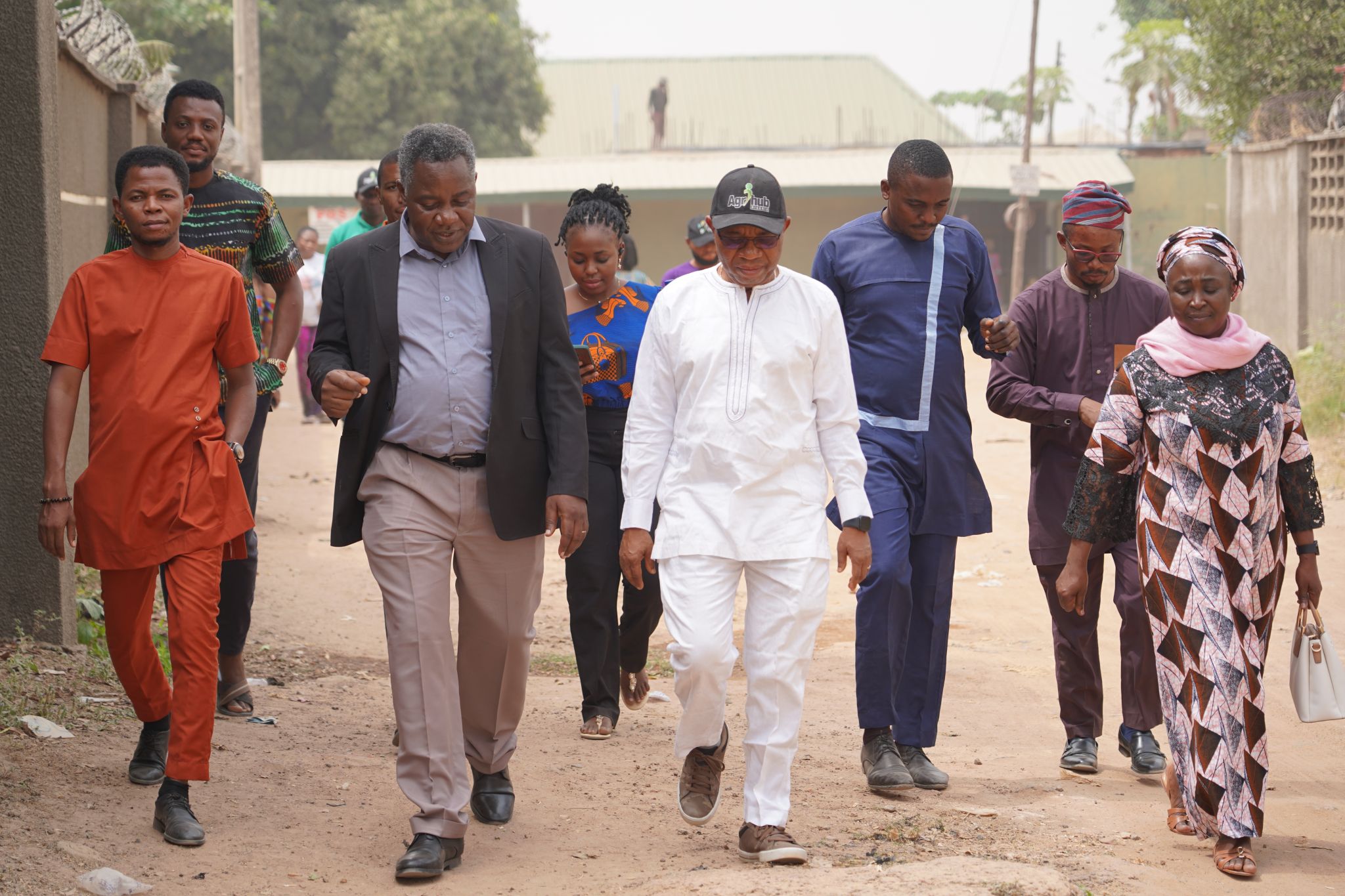 The Sasakawa Africa Association (SAA) Country Director, Dr. Godwin Atser, visited The Center